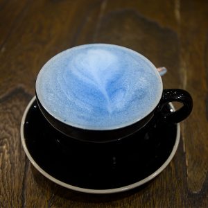 blue spirulina used in coffee